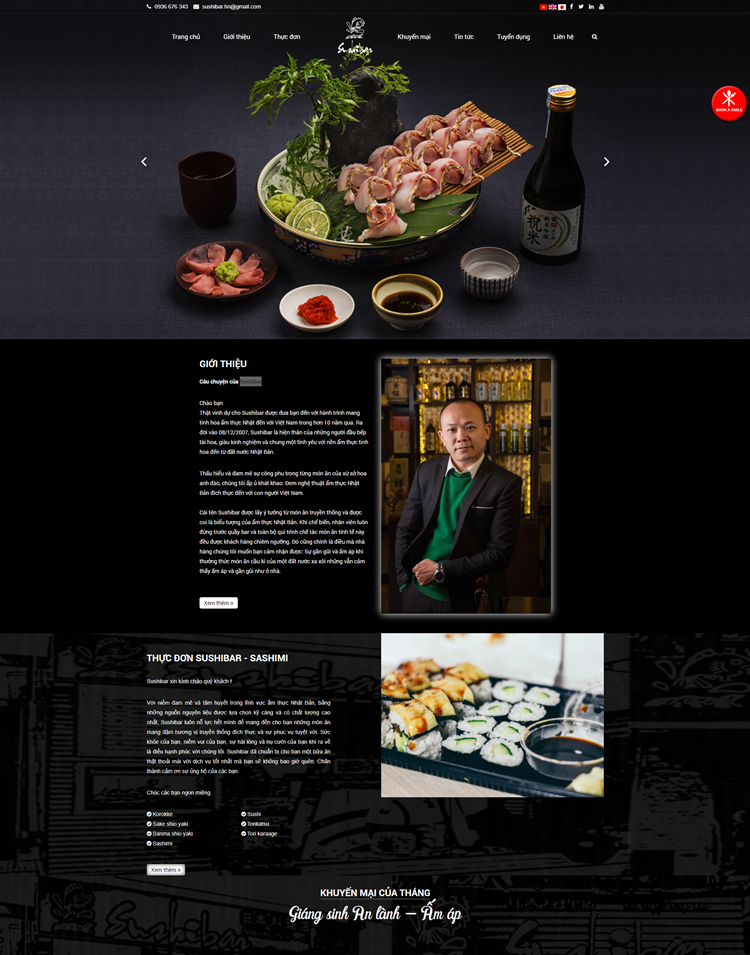 Web Sushibarhanoi.com.vn