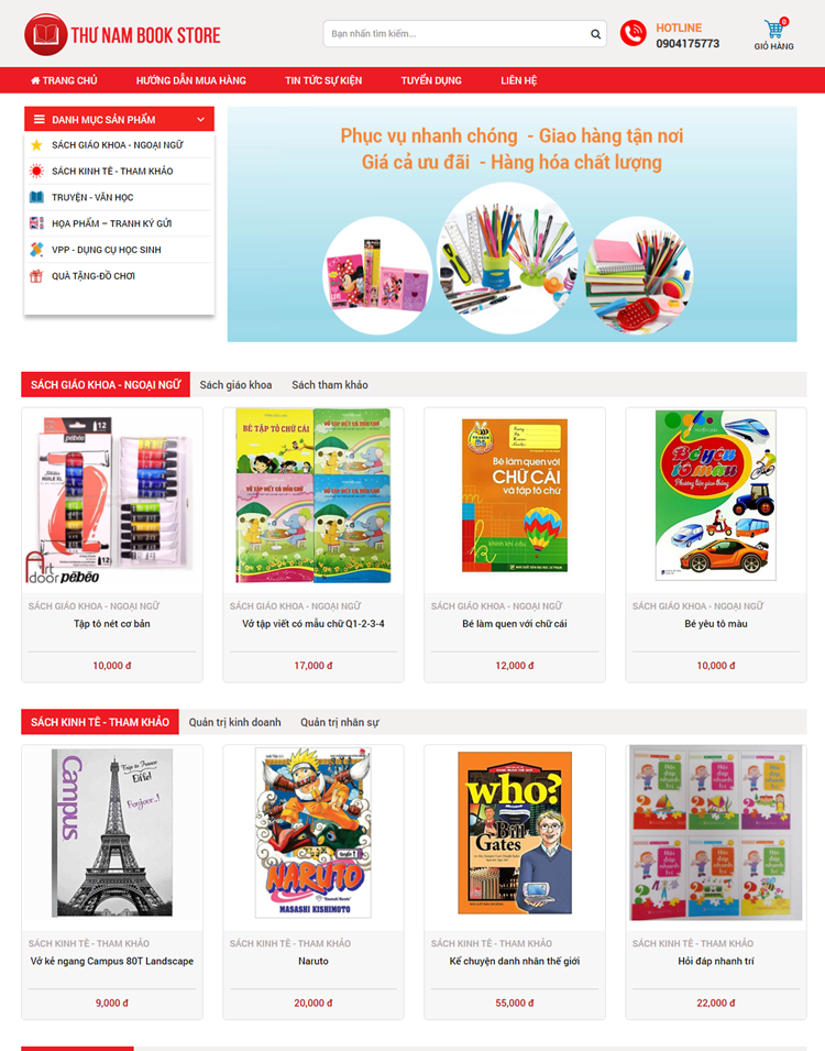 Website Nhasachthunam.com