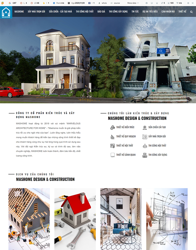 Web xây dựng