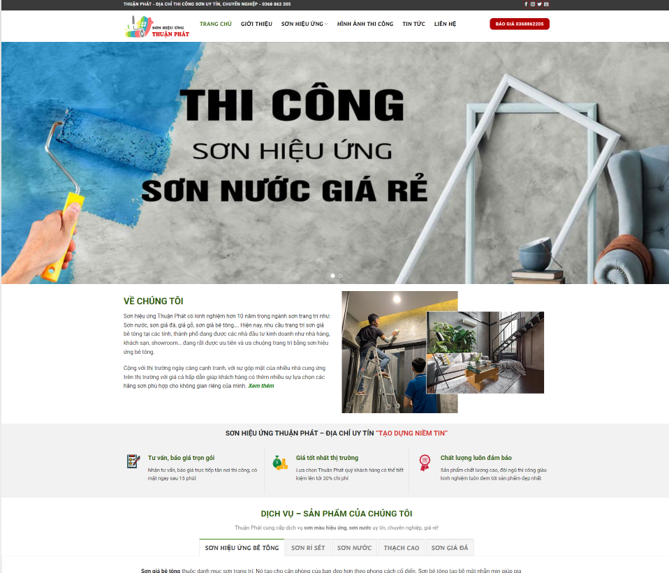 sơn hiệu ứng thuận phát