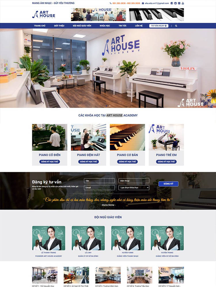 Dạy đàn Piano ART HOUSE